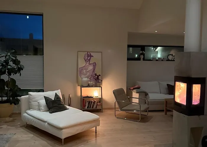 بيت للعطل Sentralt Nytt Hus, Naerme Sjo Og Badeland *